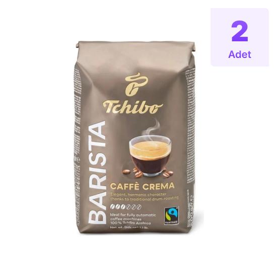 2’li Tchibo BARISTA Caffè Crema 500 gr Çekirdek Kahve