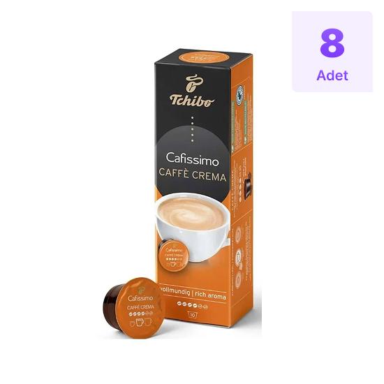 8’li Tchibo Cafissimo Caffé Crema Rich Kapsül 10’lu Kahve