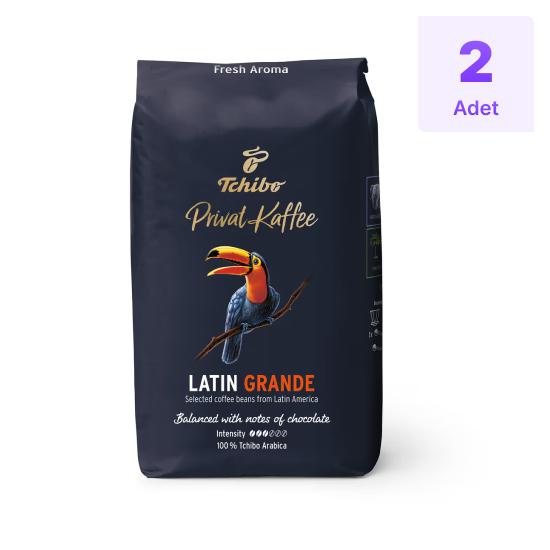 2’li Tchibo Privat Kaffee Latin Grande 500 gr Çekirdek Kahve